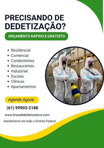 Especialista em Controle de Pragas em Distrito Federal — Brasali Dedetizadora